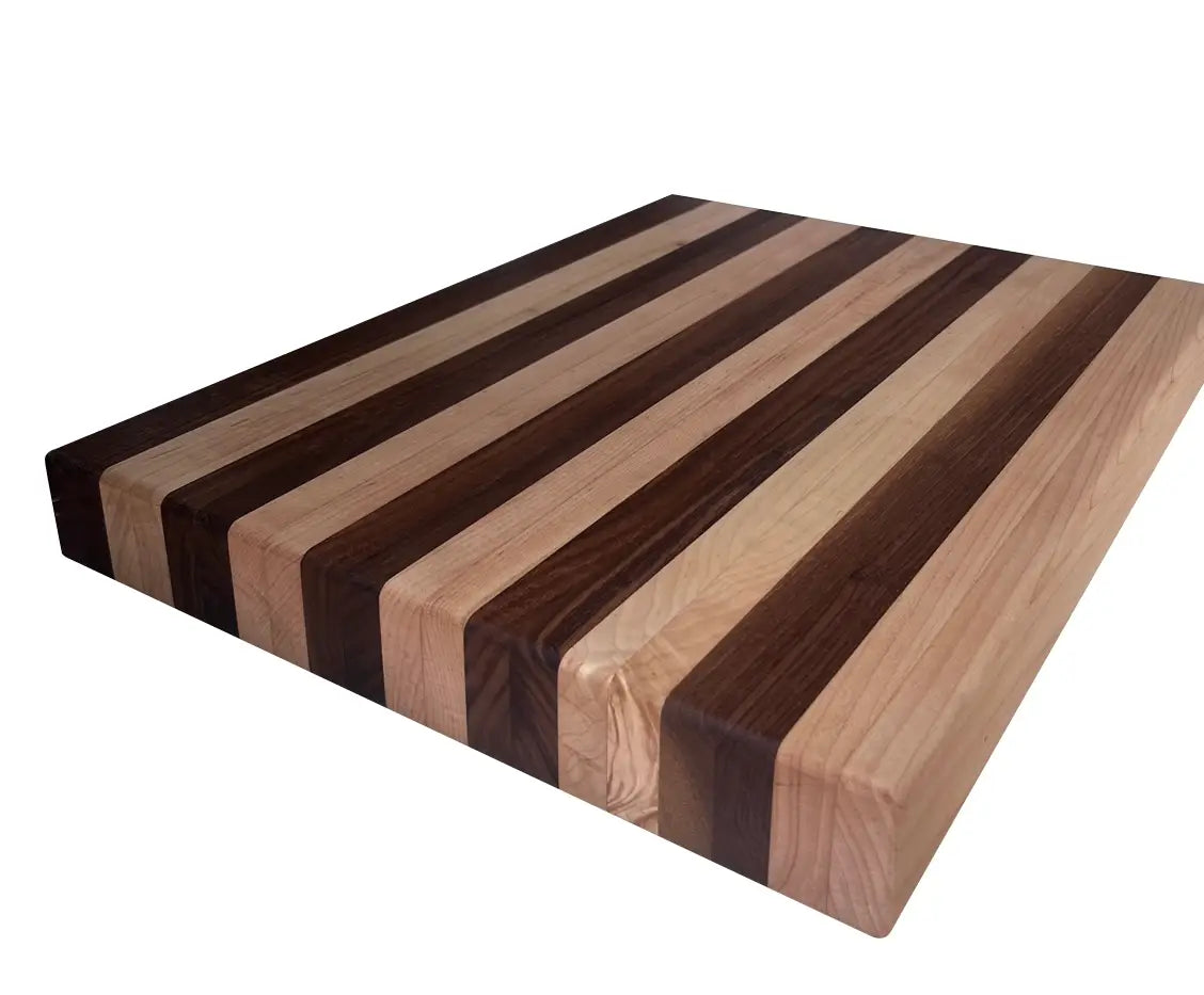 Striped Maple Walnut Cutting Board - Main Image