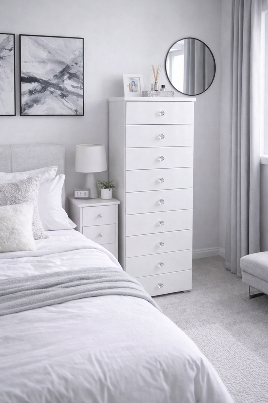 White Drawer Chest