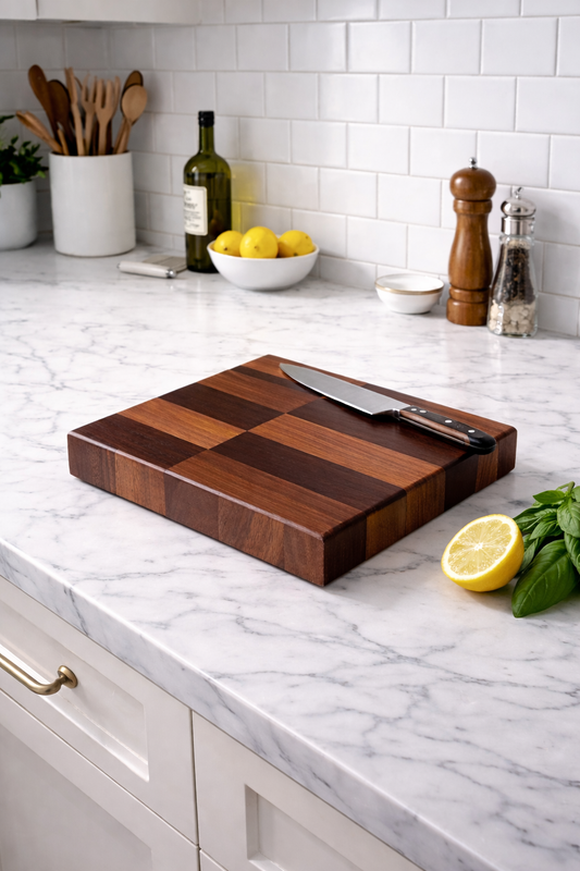 Small Sapele Mahogany cutting board