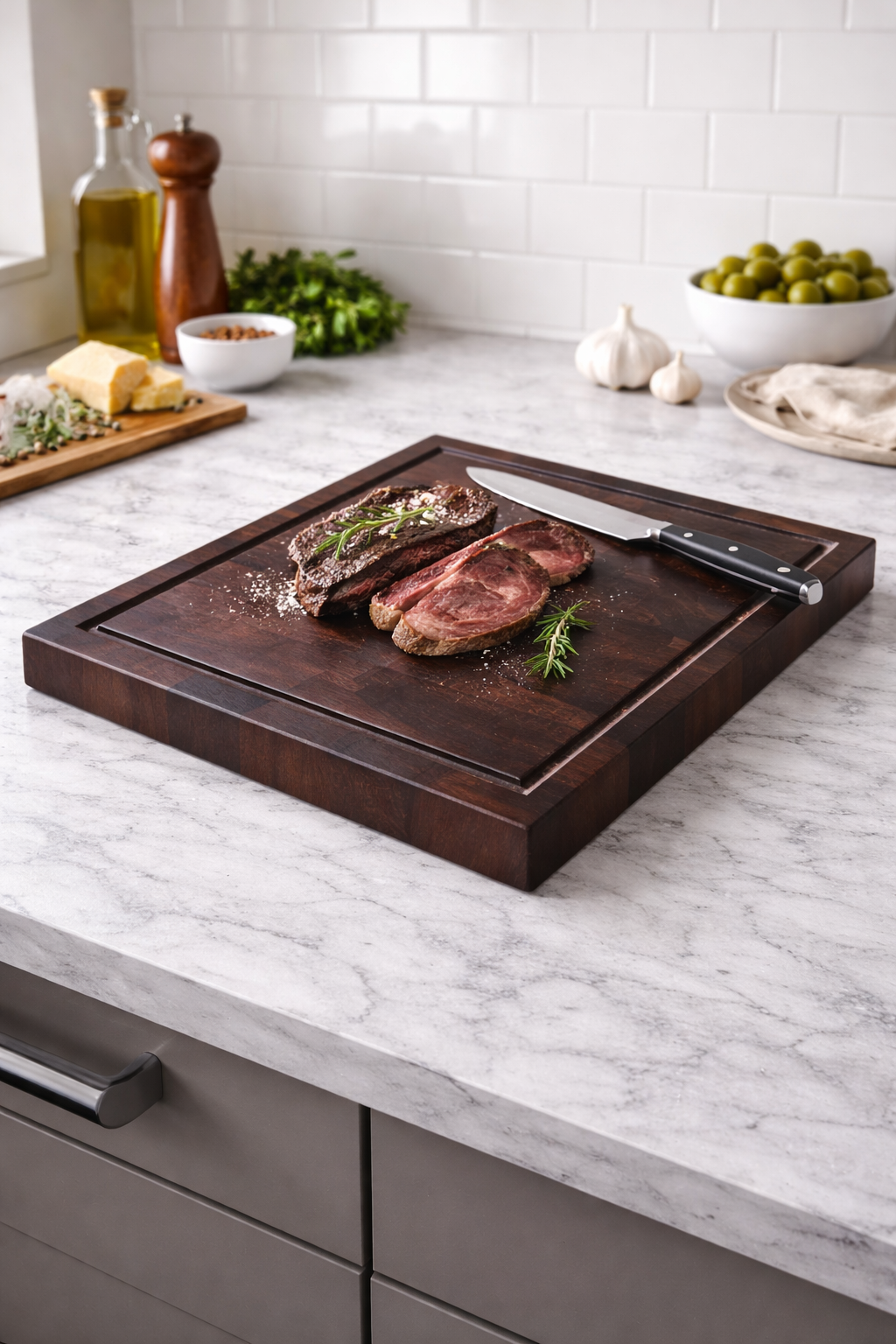 Walnut End-Grain Cutting Board