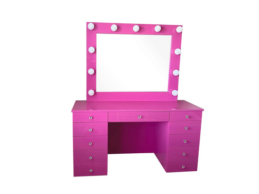 Barbie Pink Wood Top Vanity