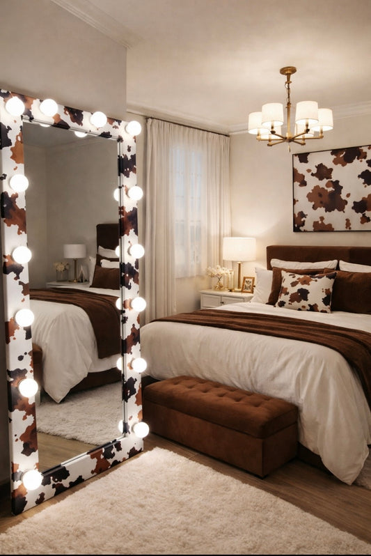 Cow print full Body Mirror